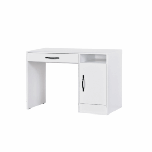 Biurko Aston Białe z Czarnym Uchwytem