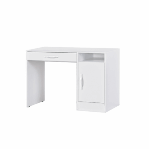 Biurko Aston Białe z Białym Uchwytem