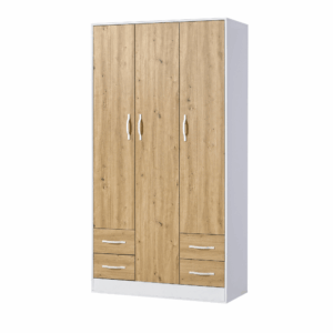 Szafa Aston 120 Dąb z Białym Uchwytem