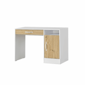 Biurko Aston Dąb z Białym Uchwytem