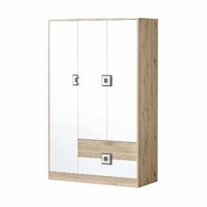 Szafa Vamex Trzydrzwiowa 120 Szara