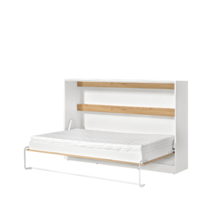 Półkotapczan Poziomy Aston 120 Dąb Artisan + Czarny Uchwyt