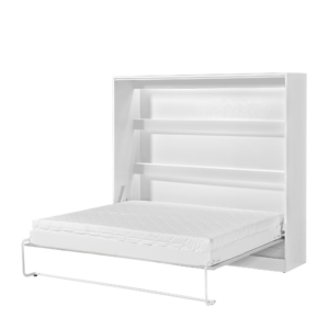 Półkotapczan Poziomy Aston 160 Biały + Czarny Uchwyt