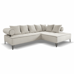 Narożnik Wivaro L I Kremowy Lambi 08