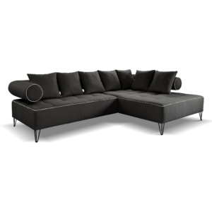 Narożnik Wivaro L I Czarny Lambi 13