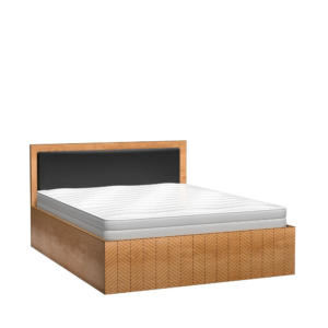 Łóżko 140 Fortise Dąb Karmel