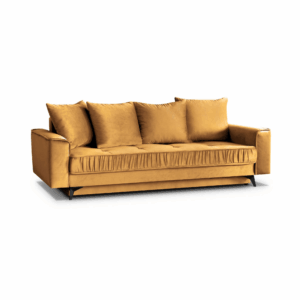 Sofa z funkcją spania Morido I Żółta Velluto 8