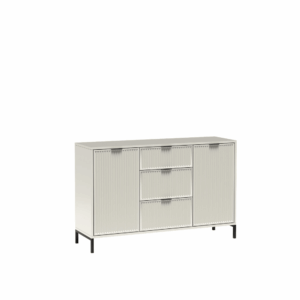 Mała Komoda 135 Lungino Frezowane Fronty Cashmere