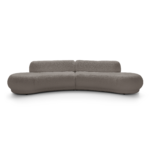 Sofa Modułowa Gio Zaokrąglona I Nowoczesna I Harmonijna I Brązowa I PUSZMAN