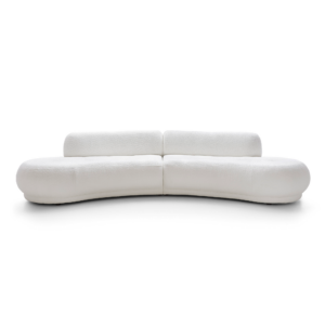Sofa Modułowa Gio Zaokrąglona I Nowoczesna I Harmonijna I Biała I PUSZMAN