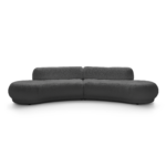 Sofa Modułowa Gio Zaokrąglona I Nowoczesna I Harmonijna I Czarna I PUSZMAN