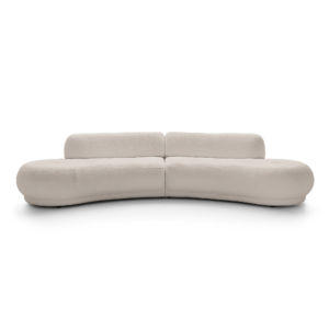 Sofa Modułowa Gio Zaokrąglona I Nowoczesna I Harmonijna I Beżowa I PUSZMAN