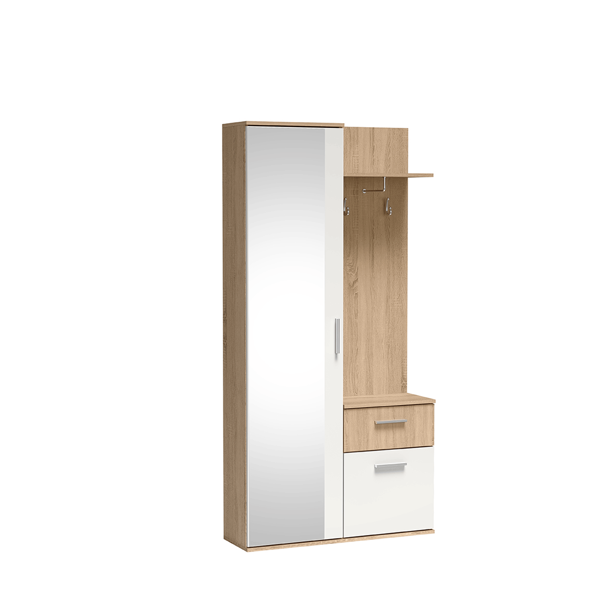 LUX_garderoba_sonoma_white kopia 1